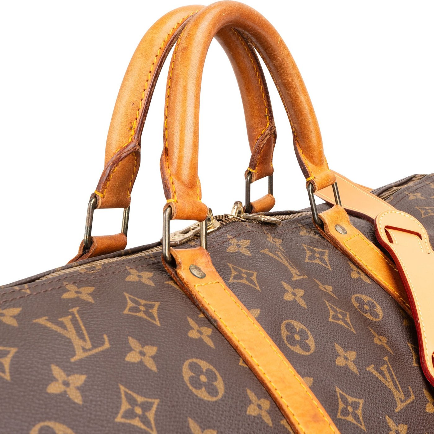 Louis Vuitton Monogram Canvas Keepall 60 Bandoulière Travel Bag