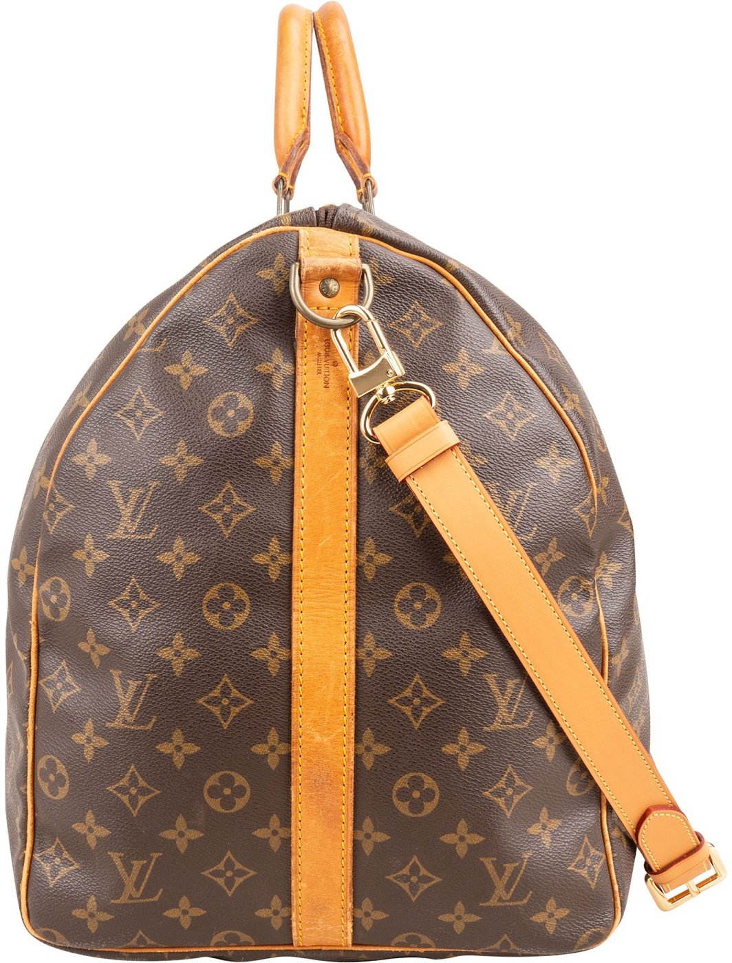 Louis Vuitton Monogram Canvas Keepall 60 Bandoulière Travel Bag