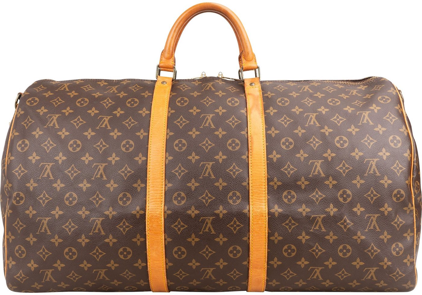 Louis Vuitton Monogram Canvas Keepall 60 Bandoulière Travel Bag