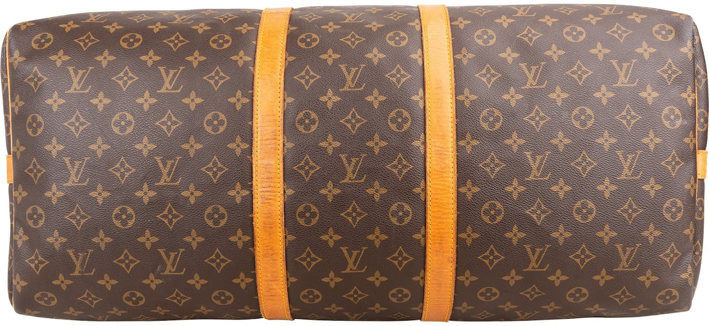 Louis Vuitton Monogram Canvas Keepall 60 Bandoulière Travel Bag