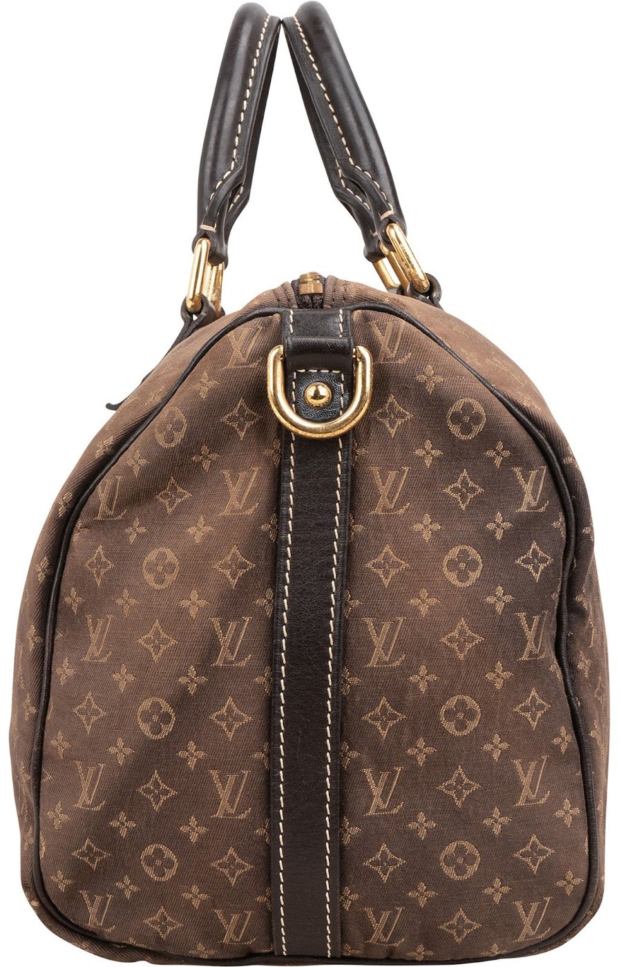 Louis Vuitton Mini Lin Monogram Idylle Fusain Speedy 30 Bandoulière Handbag