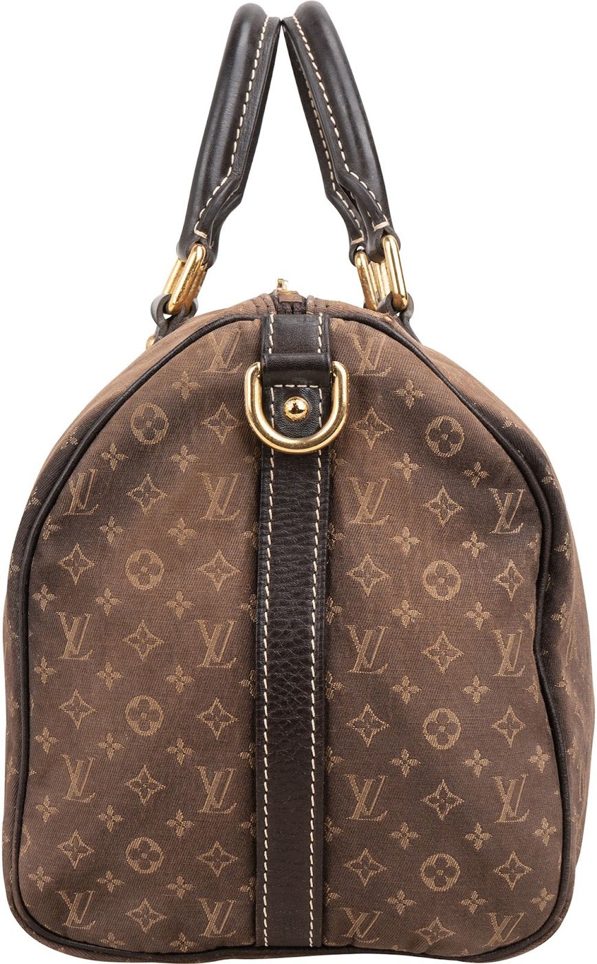 Louis Vuitton Mini Lin Monogram Idylle Fusain Speedy 30 Bandoulière Handbag