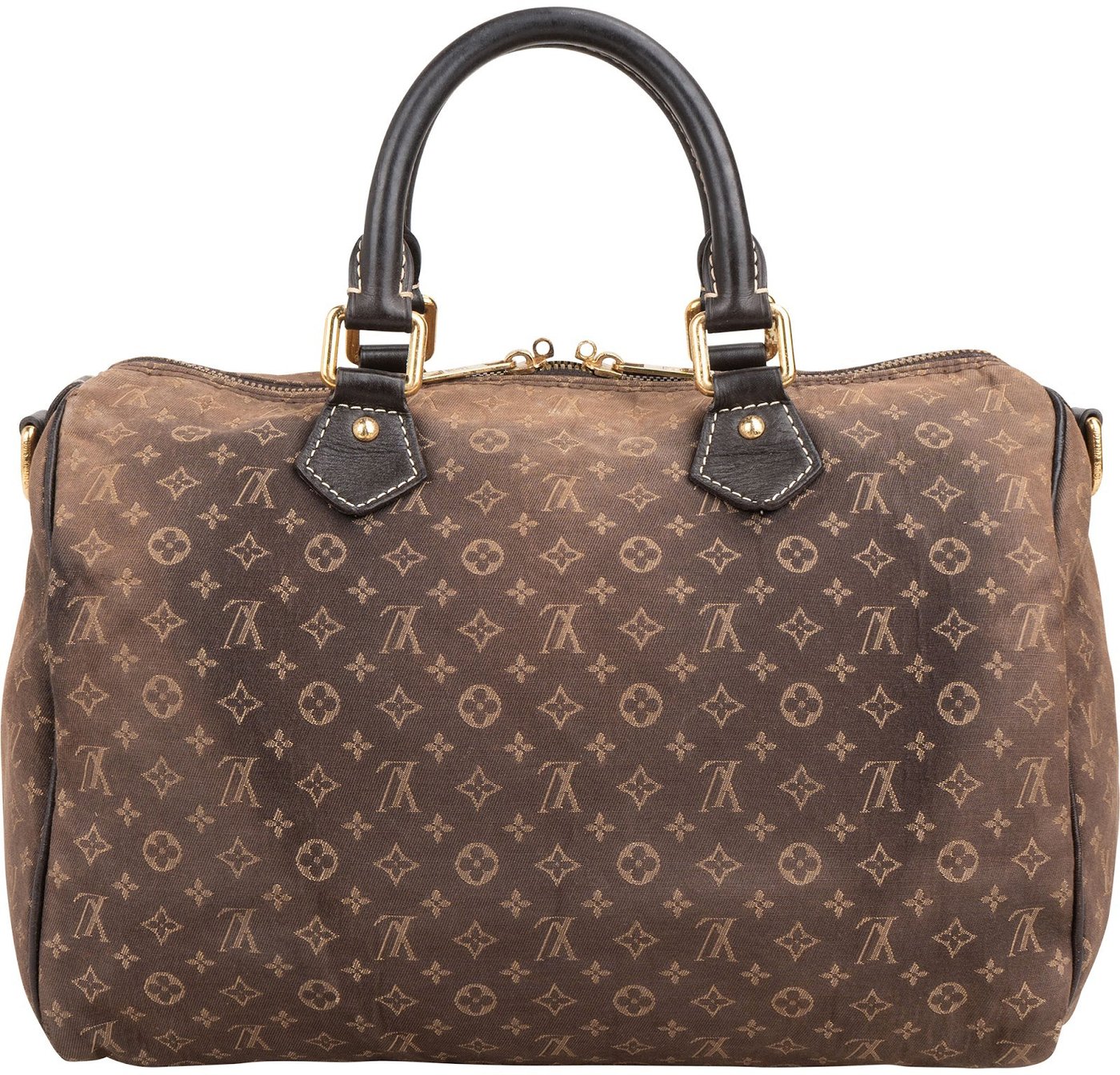 Louis Vuitton Mini Lin Monogram Idylle Fusain Speedy 30 Bandoulière Handbag