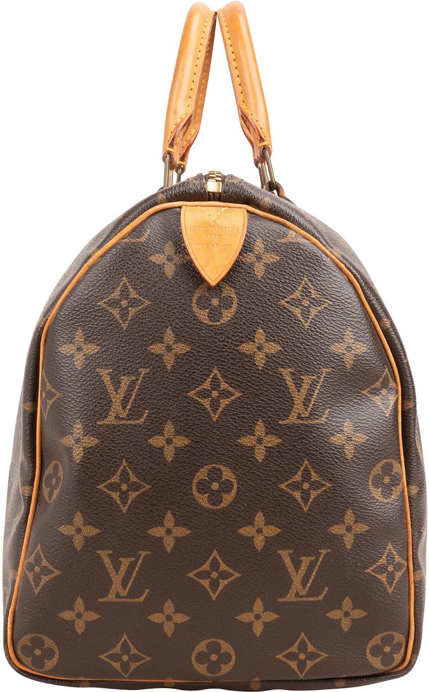 Louis Vuitton Monogram Canvas Speedy 35 Handbag