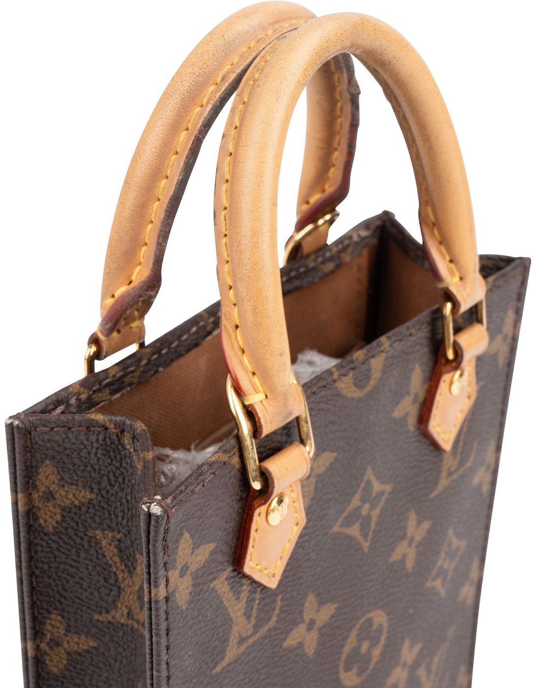 Louis Vuitton Monogram Canvas Petit Sac Plat Handbag