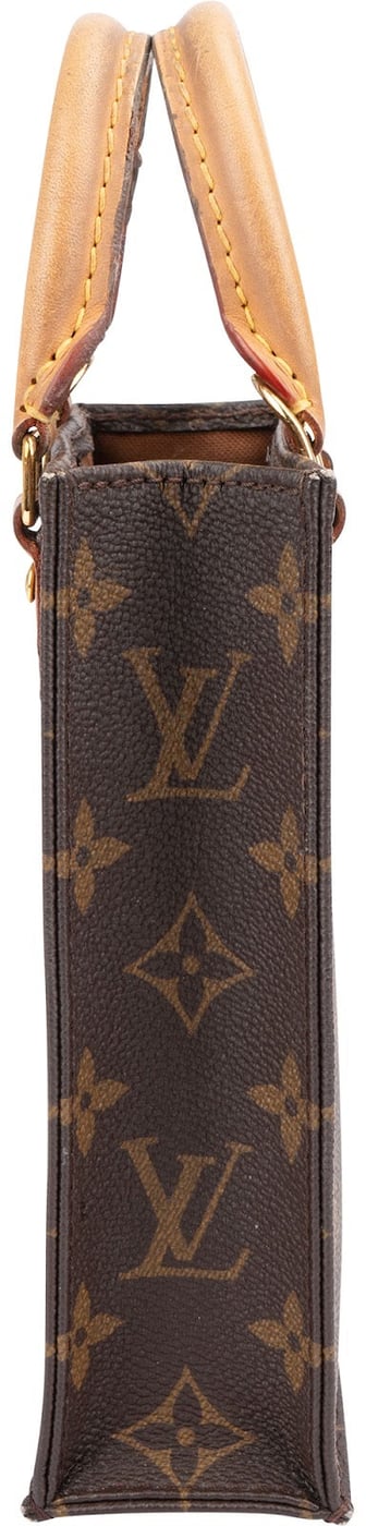 Louis Vuitton Monogram Canvas Petit Sac Plat Handbag