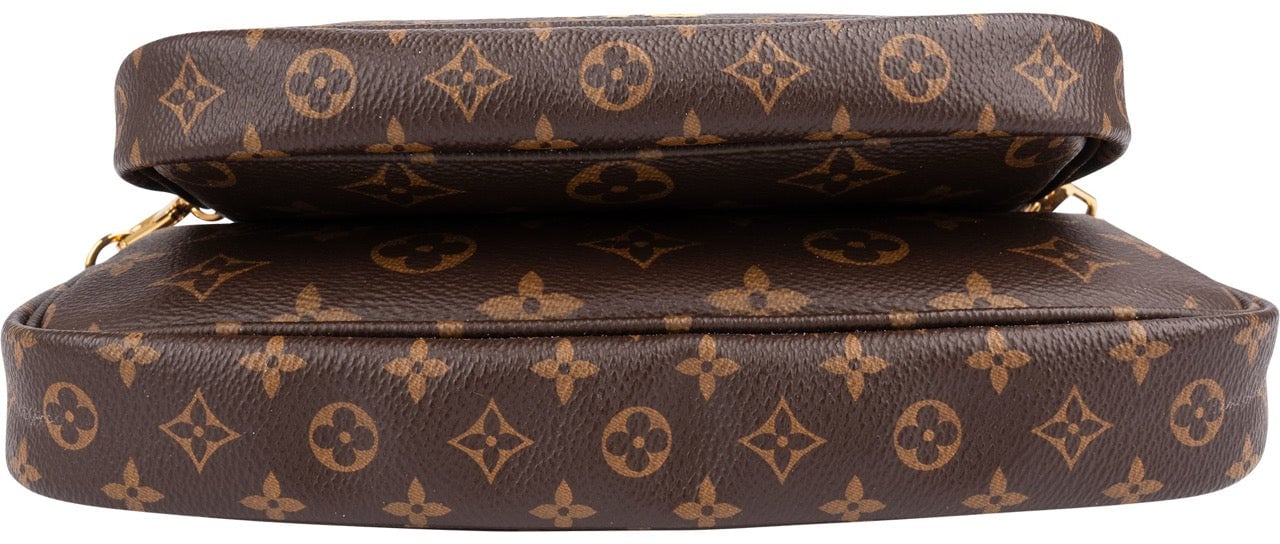 Louis Vuitton Monogram Canvas World Tour Patches Multi Pochette Accessoires Crossbody Bag