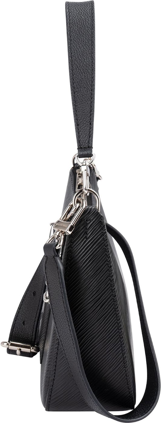Louis Vuitton Noir Epi Leather B&W Monogram Canvas Marelle Shoulder Crossbody Bag
