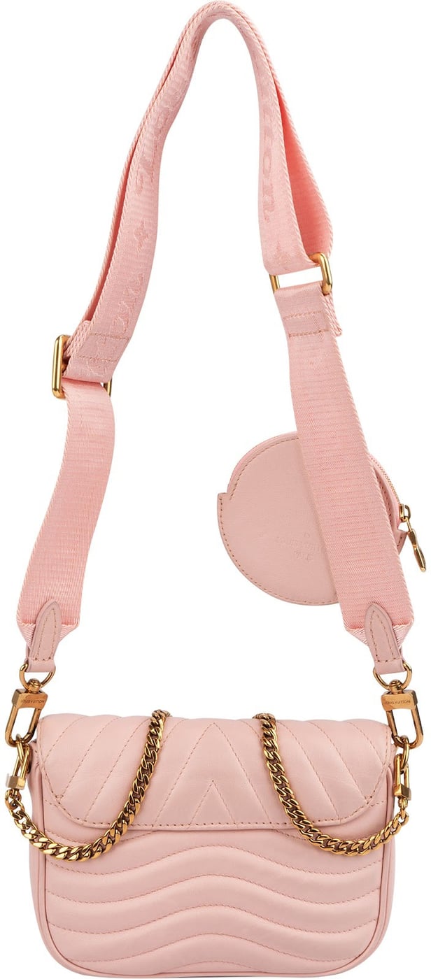 Louis Vuitton Pink New Wave Quilted Leather Pochette Accessoires Crossbody Bag
