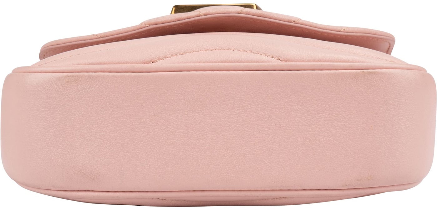Louis Vuitton Pink New Wave Quilted Leather Pochette Accessoires Crossbody Bag