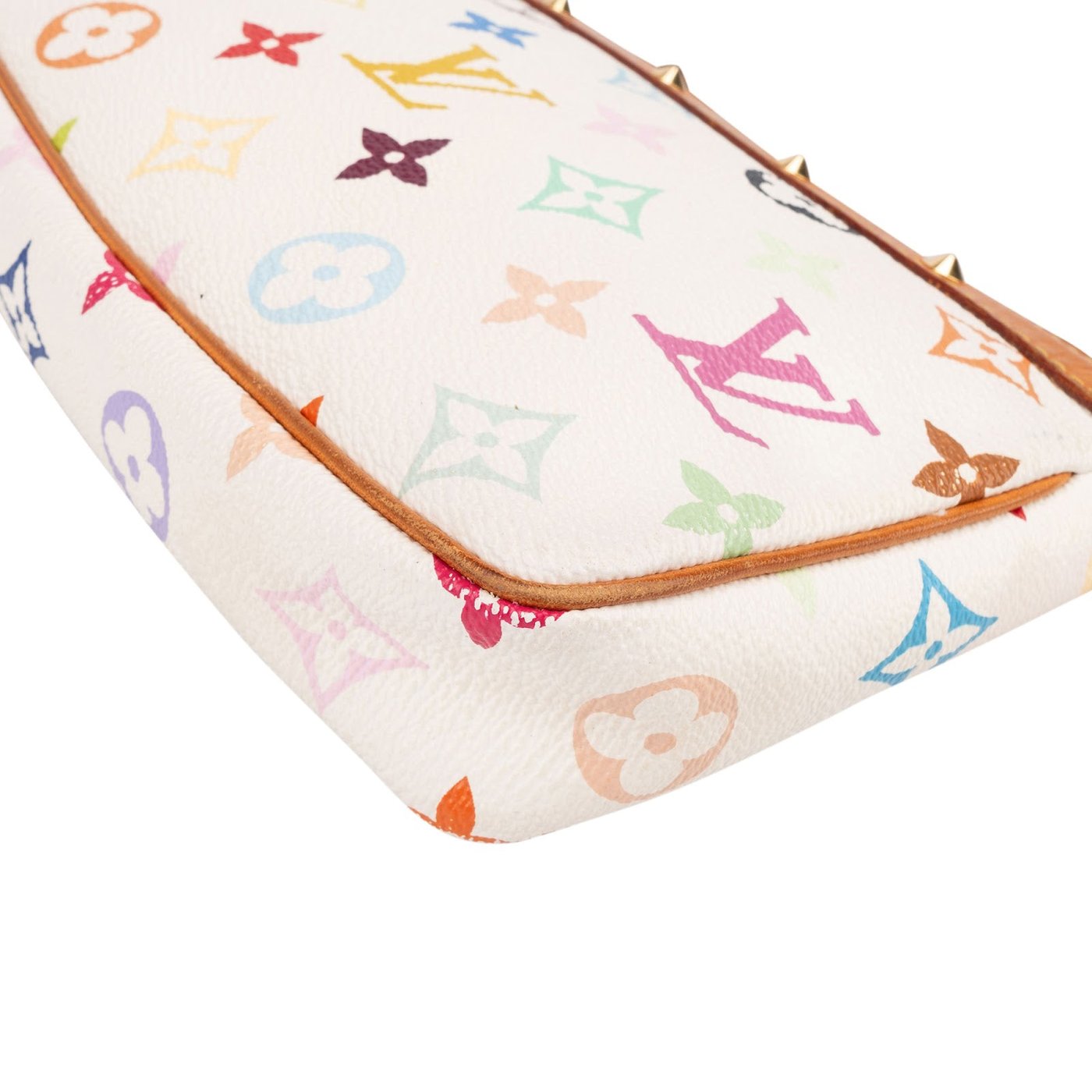 Louis Vuitton Monogram Murakami Multicolor Canvas Studded Pochette Accessoires Handbag