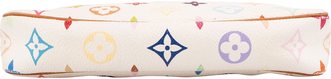 Louis Vuitton Monogram Murakami Multicolor Canvas Studded Pochette Accessoires Handbag