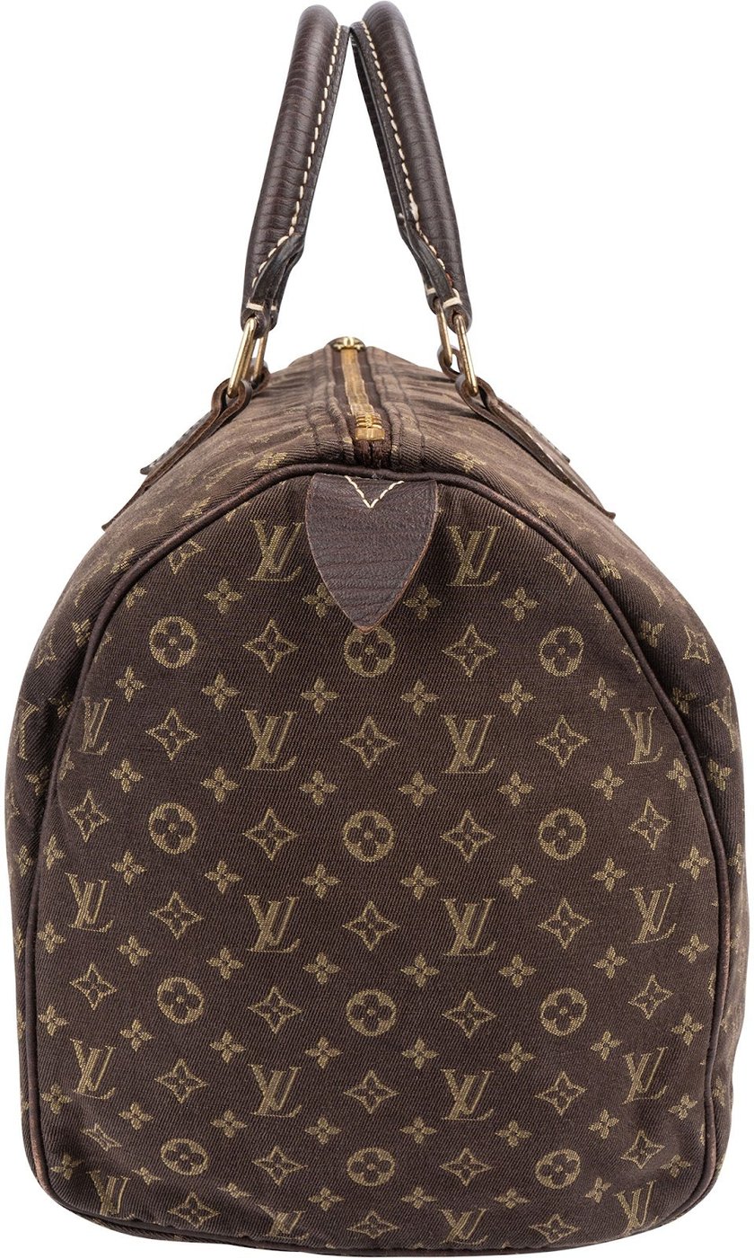 Louis Vuitton Monogram Mini Lin Canvas Speedy 30 Handbag