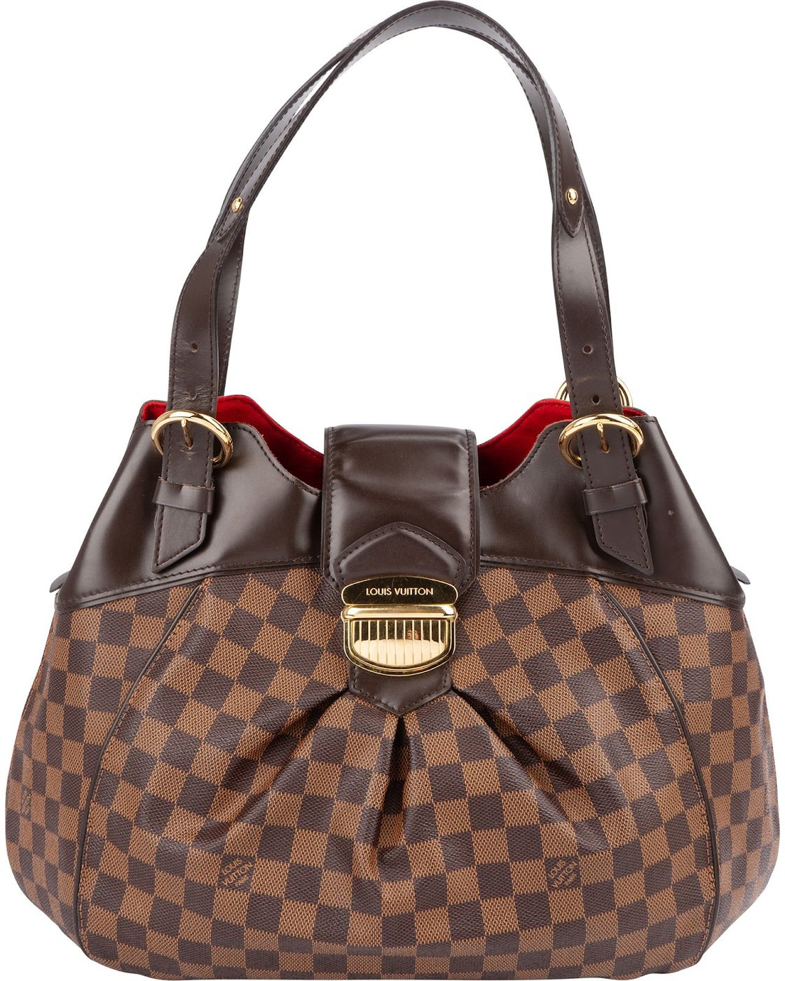 Louis Vuitton Monogram Damier Ebene Sistina GM Shoulder Bag