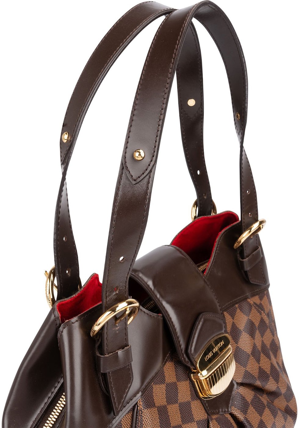Louis Vuitton Monogram Damier Ebene Sistina GM Shoulder Bag