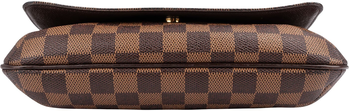 Louis Vuitton Monogram Damier Ebene Canvas Musette Tango Crossbody Bag