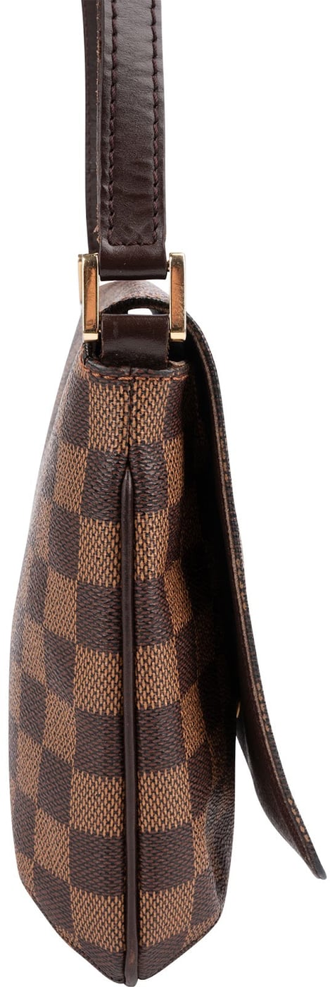 Louis Vuitton Monogram Damier Ebene Canvas Musette Tango Crossbody Bag