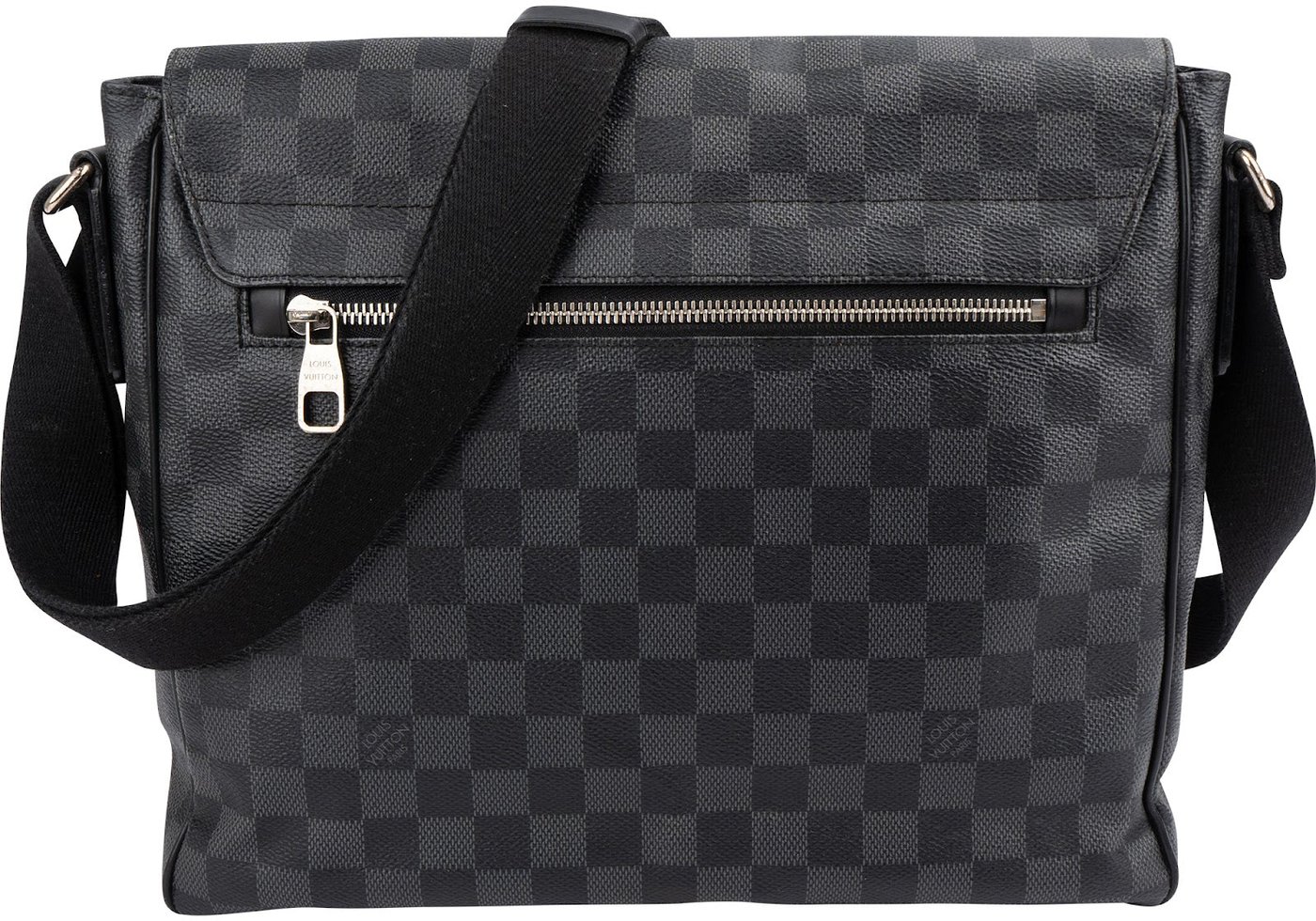 Louis Vuitton Monogram Damier Graphite Canvas District MM Messenger Crossbody Bag