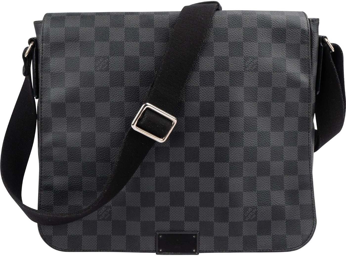 Louis Vuitton Monogram Damier Graphite Canvas District MM Messenger Crossbody Bag