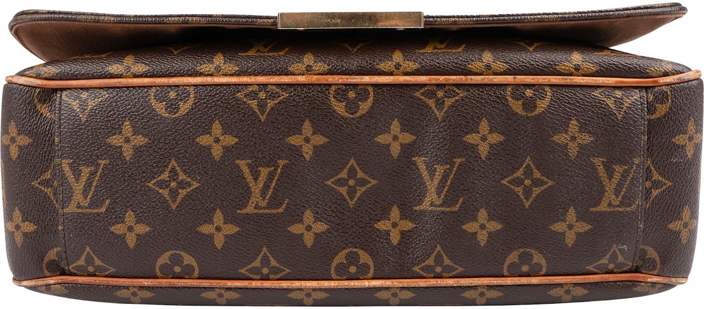 Louis Vuitton Monogram Canvas Abbesses MM Messenger Crossbody Bag