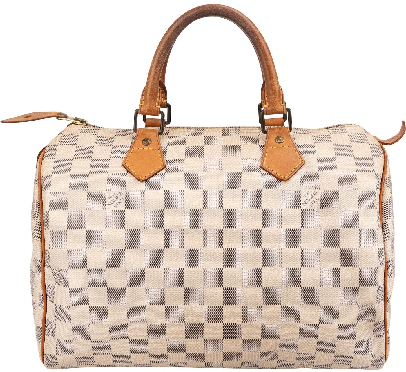 Louis Vuitton Monogram Damier Azur Canvas Speedy 30 Handbag