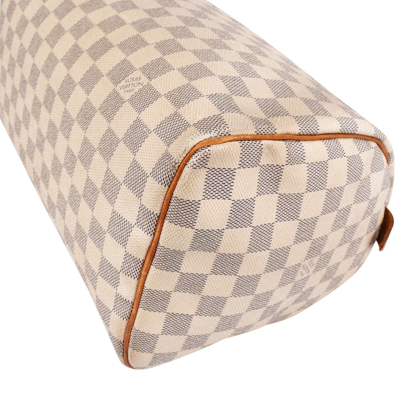Louis Vuitton Monogram Damier Azur Canvas Speedy 30 Handbag