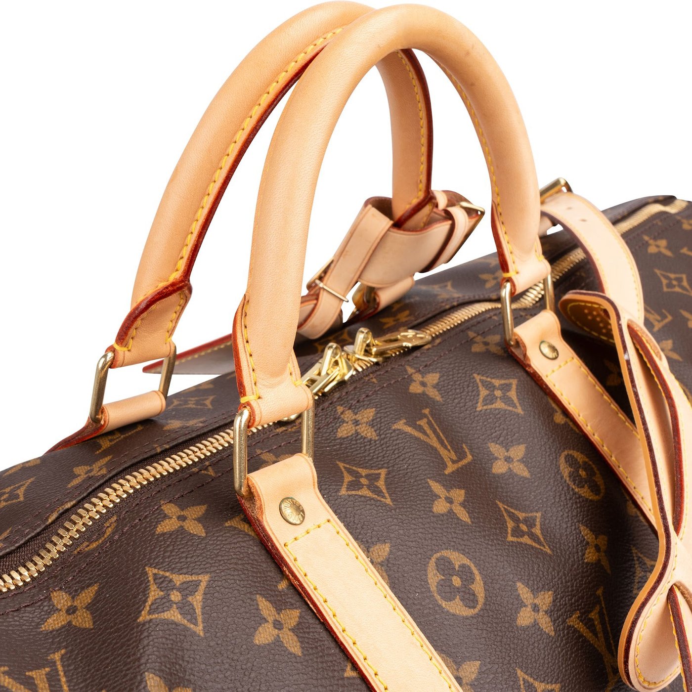 Louis Vuitton Monogram Canvas Keepall 60 Bandoulière Travel Bag