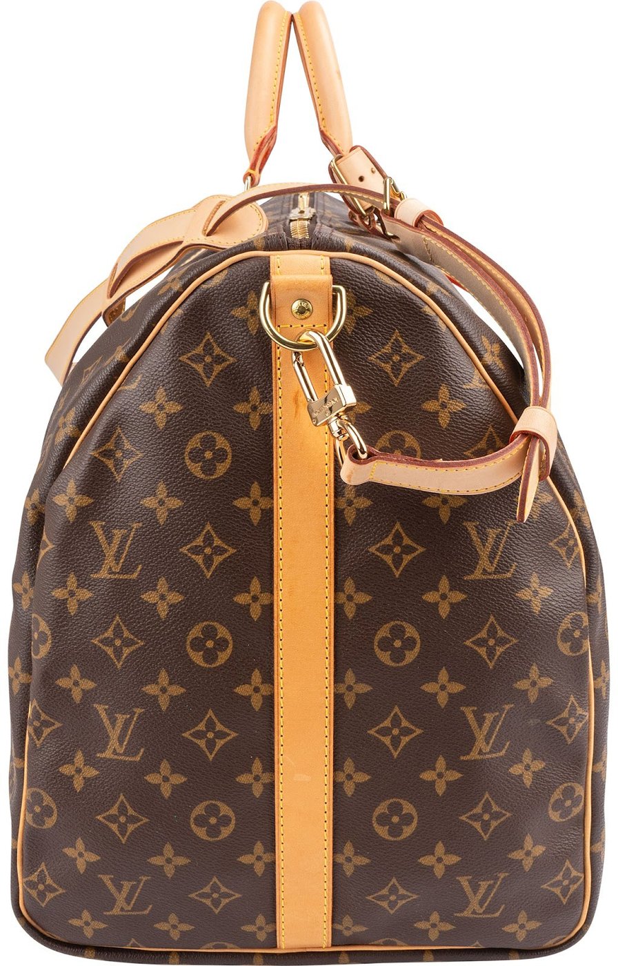 Louis Vuitton Monogram Canvas Keepall 60 Bandoulière Travel Bag