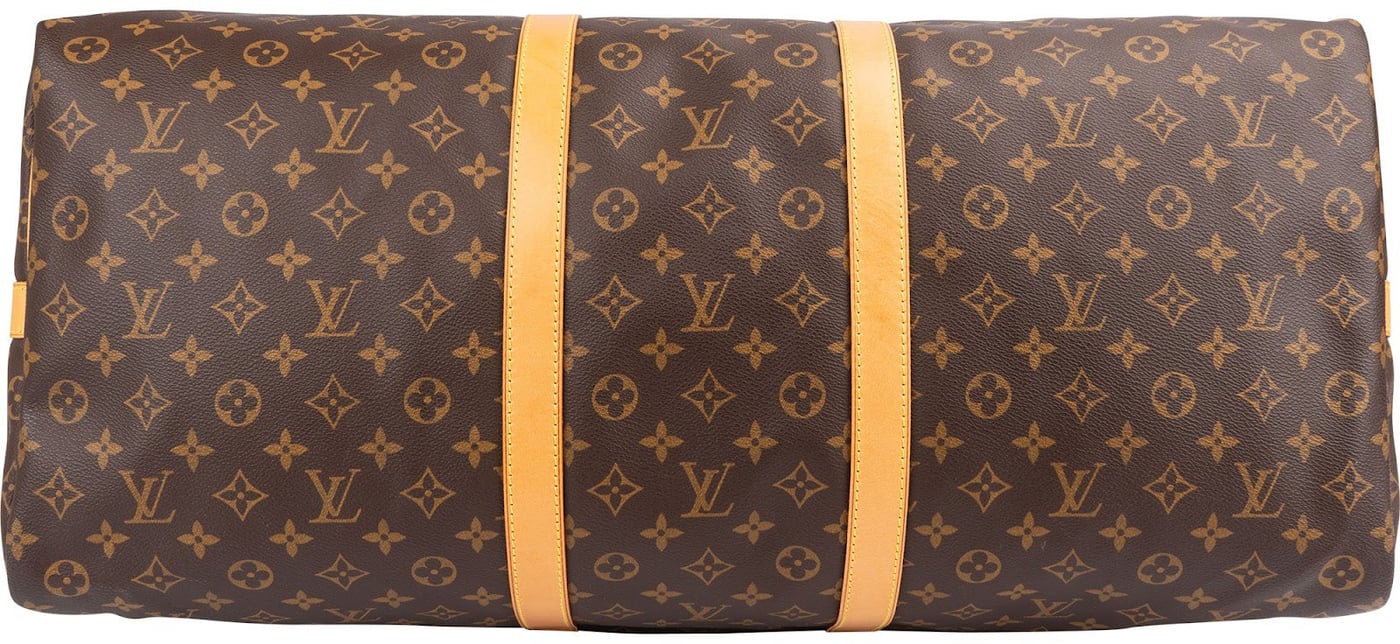 Louis Vuitton Monogram Canvas Keepall 60 Bandoulière Travel Bag