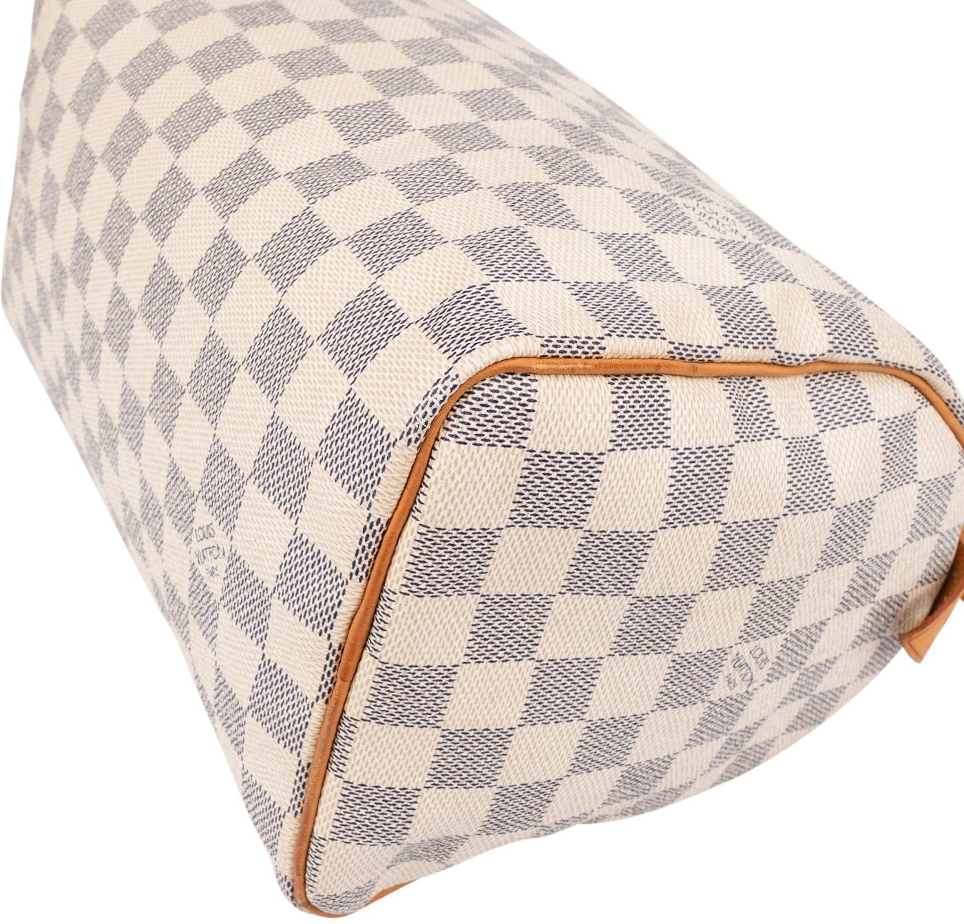 Louis Vuitton Monogram Damier Azur Canvas Speedy 25 Handbag