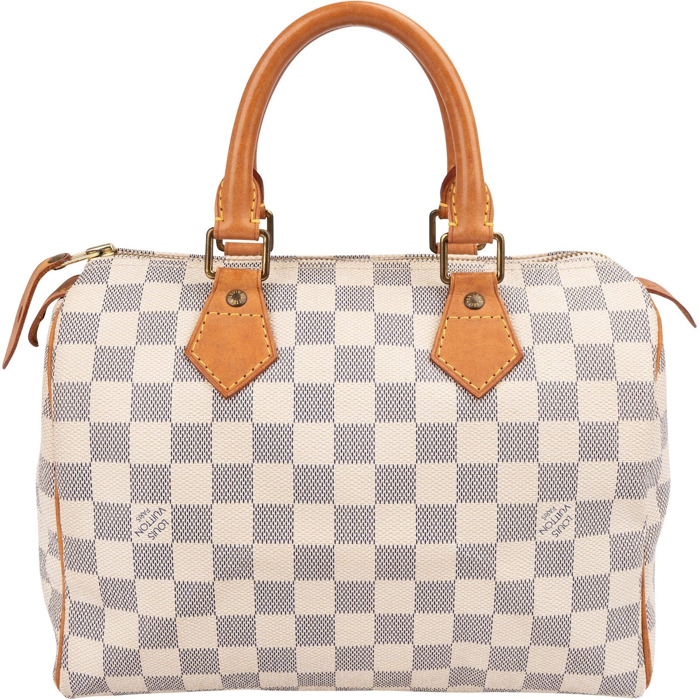 Louis Vuitton Monogram Damier Azur Canvas Speedy 25 Handbag