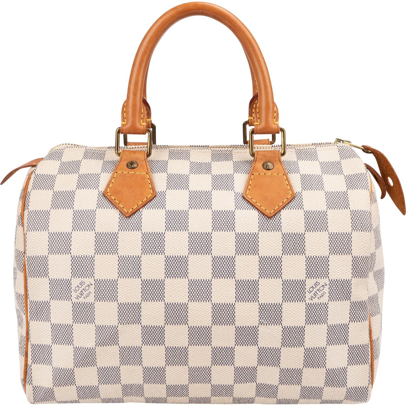 Louis Vuitton Monogram Damier Azur Canvas Speedy 25 Handbag