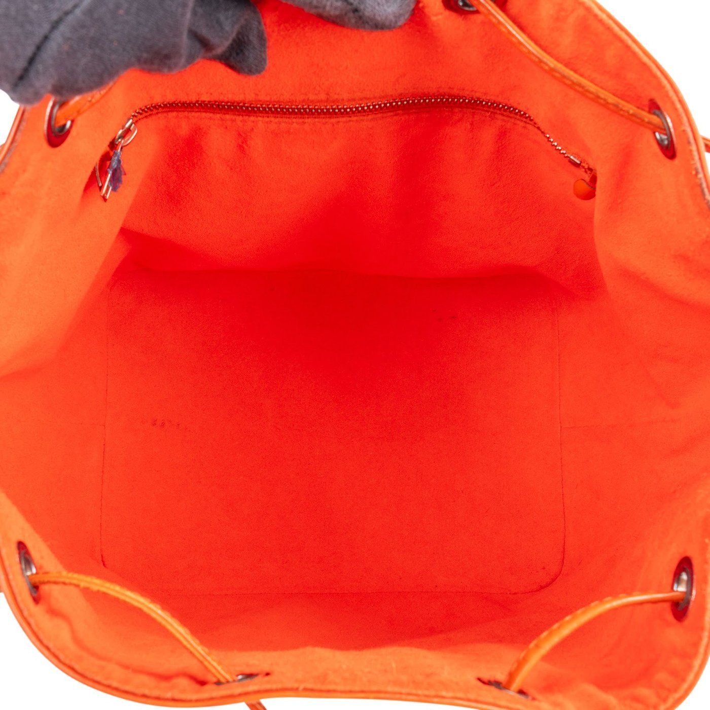 Louis Vuitton Orange Epi Leather NM Sac Noe Petit Shoulder Bag
