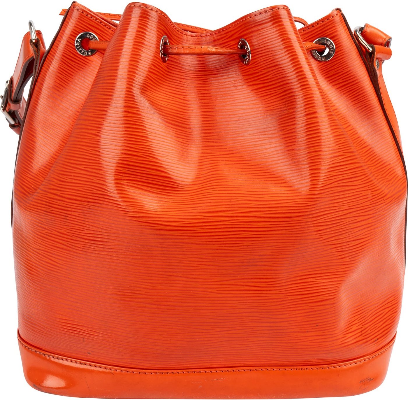 Louis Vuitton Orange Epi Leather NM Sac Noe Petit Shoulder Bag