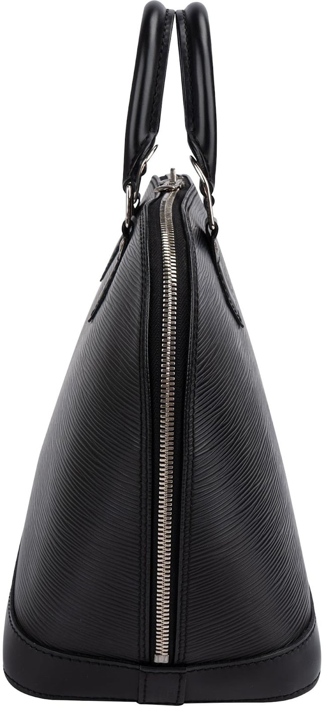 Louis Vuitton Noir Epi Leather Alma PM Handbag