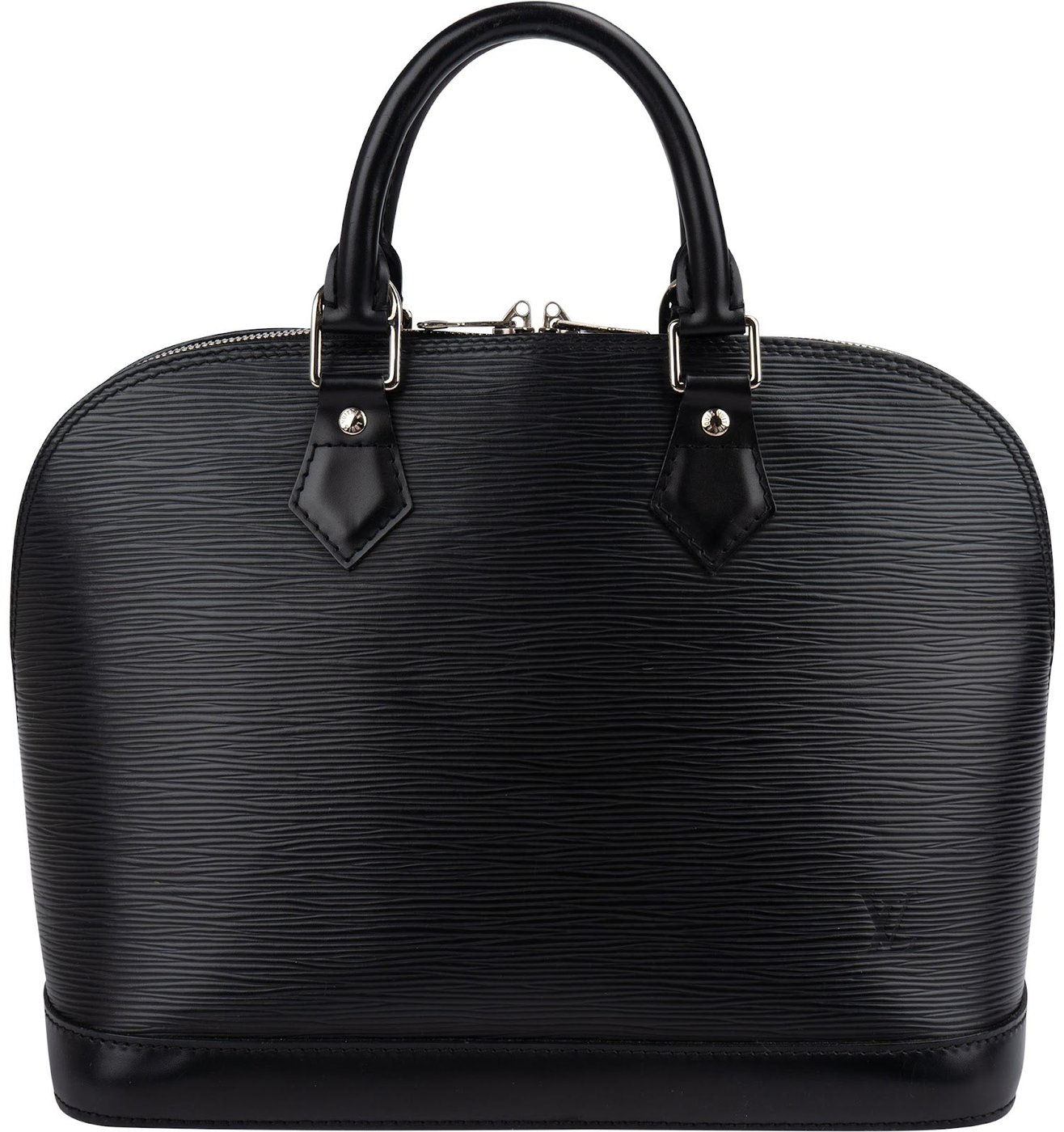 Louis Vuitton Noir Epi Leather Alma PM Handbag