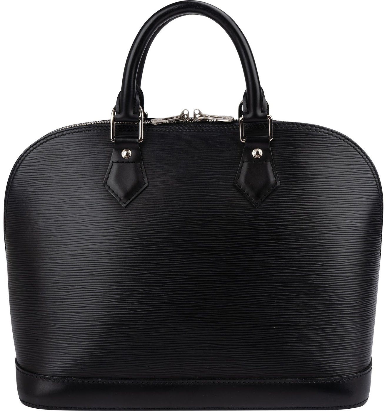 Louis Vuitton Noir Epi Leather Alma PM Handbag
