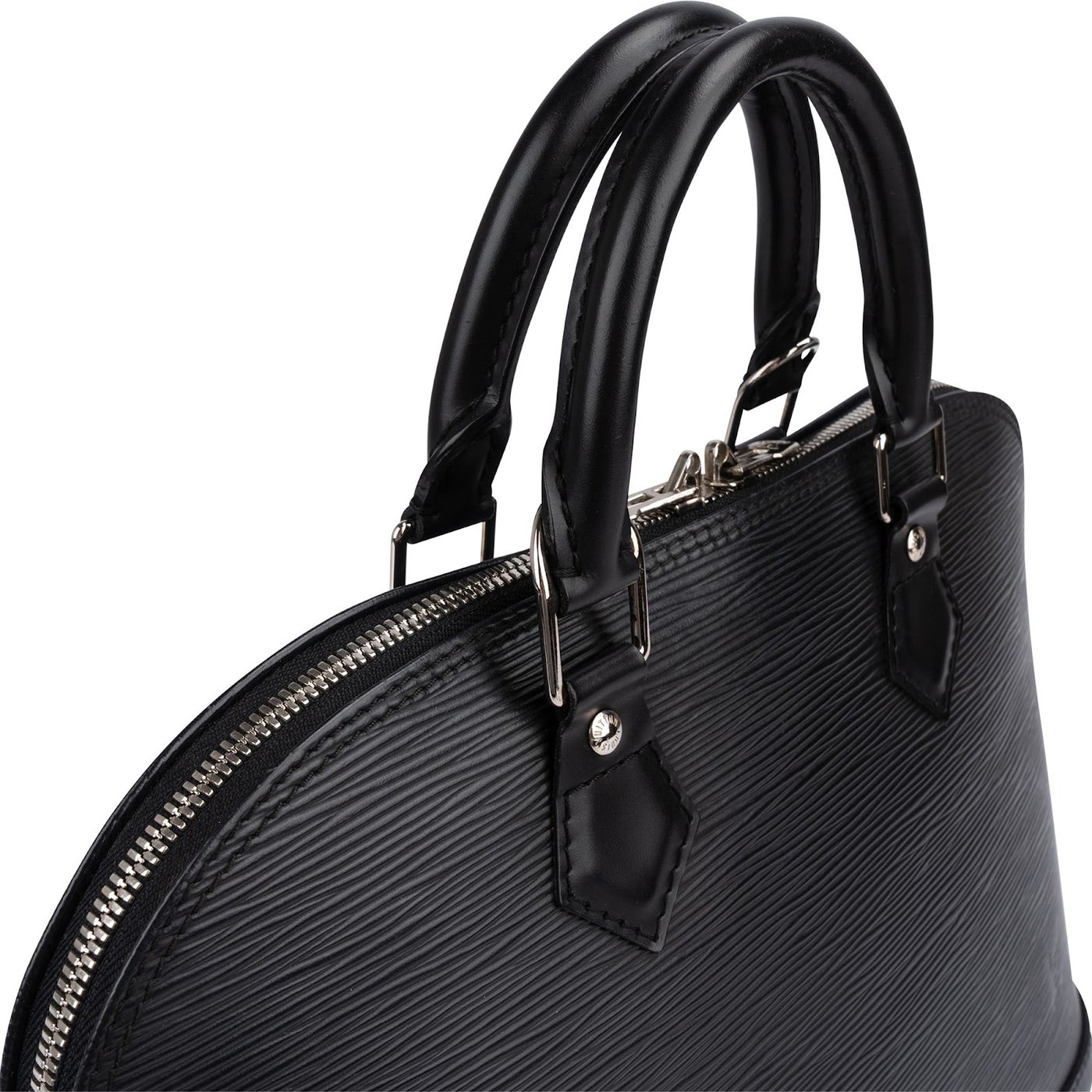 Louis Vuitton Noir Epi Leather Alma PM Handbag
