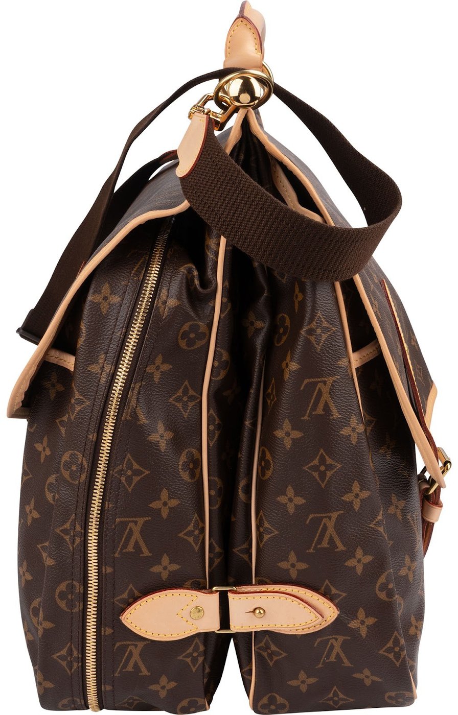 Louis Vuitton Monogram Canvas Sac Chasse Hunting Travel Handbag M41140