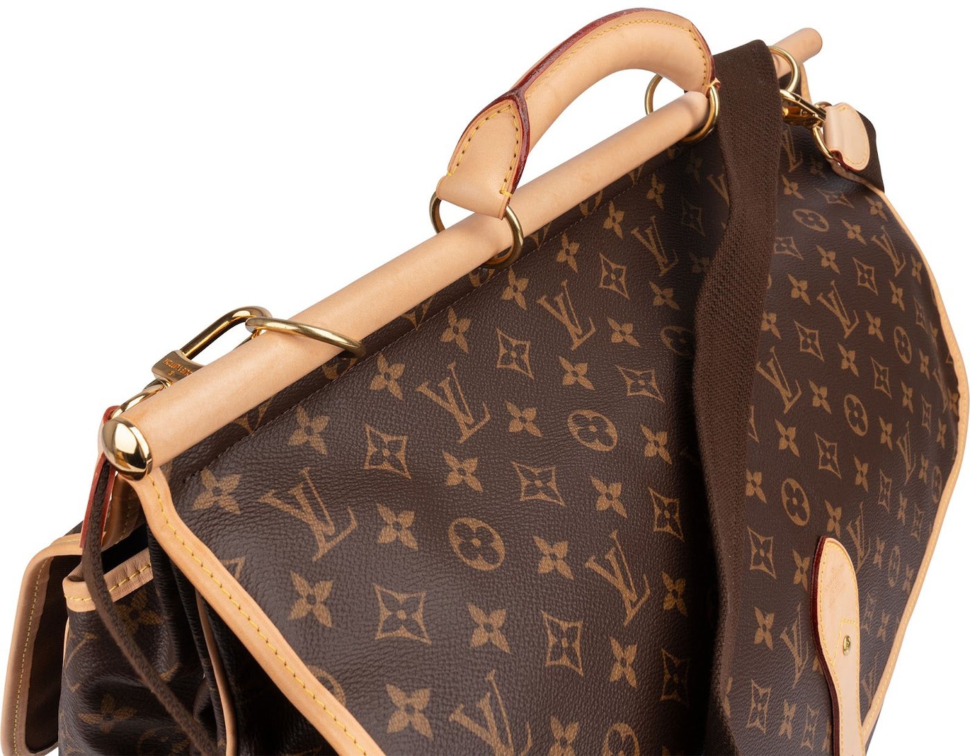 Louis Vuitton Monogram Canvas Sac Chasse Hunting Travel Handbag M41140