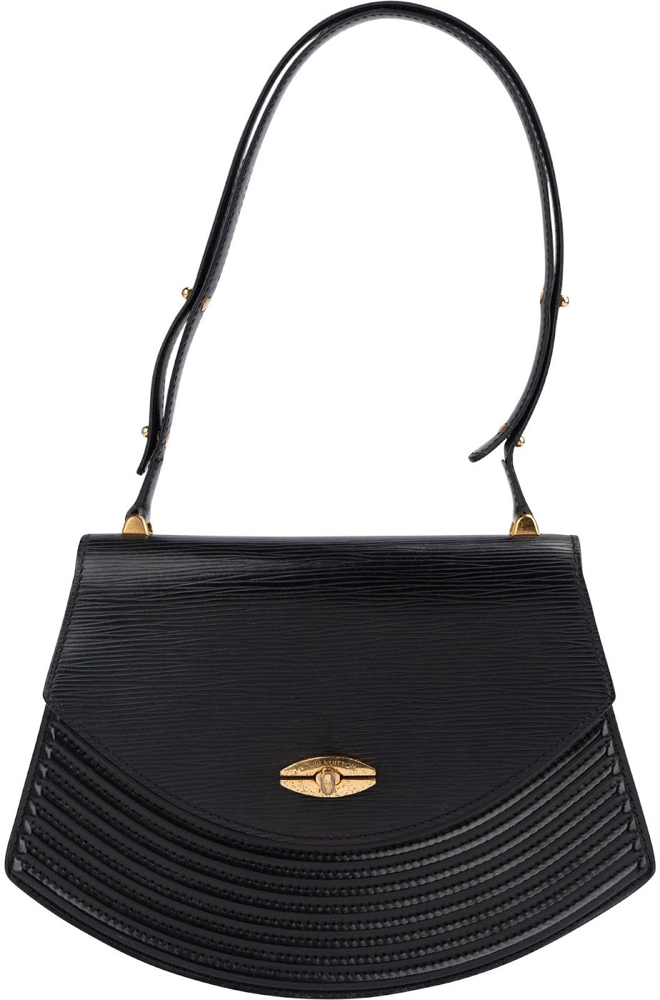 Louis Vuitton Noir Epi Leather Tilsitt Shoulder Bag