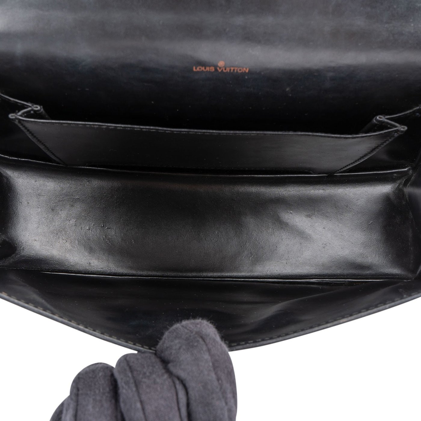 Louis Vuitton Noir Epi Leather Tilsitt Shoulder Bag