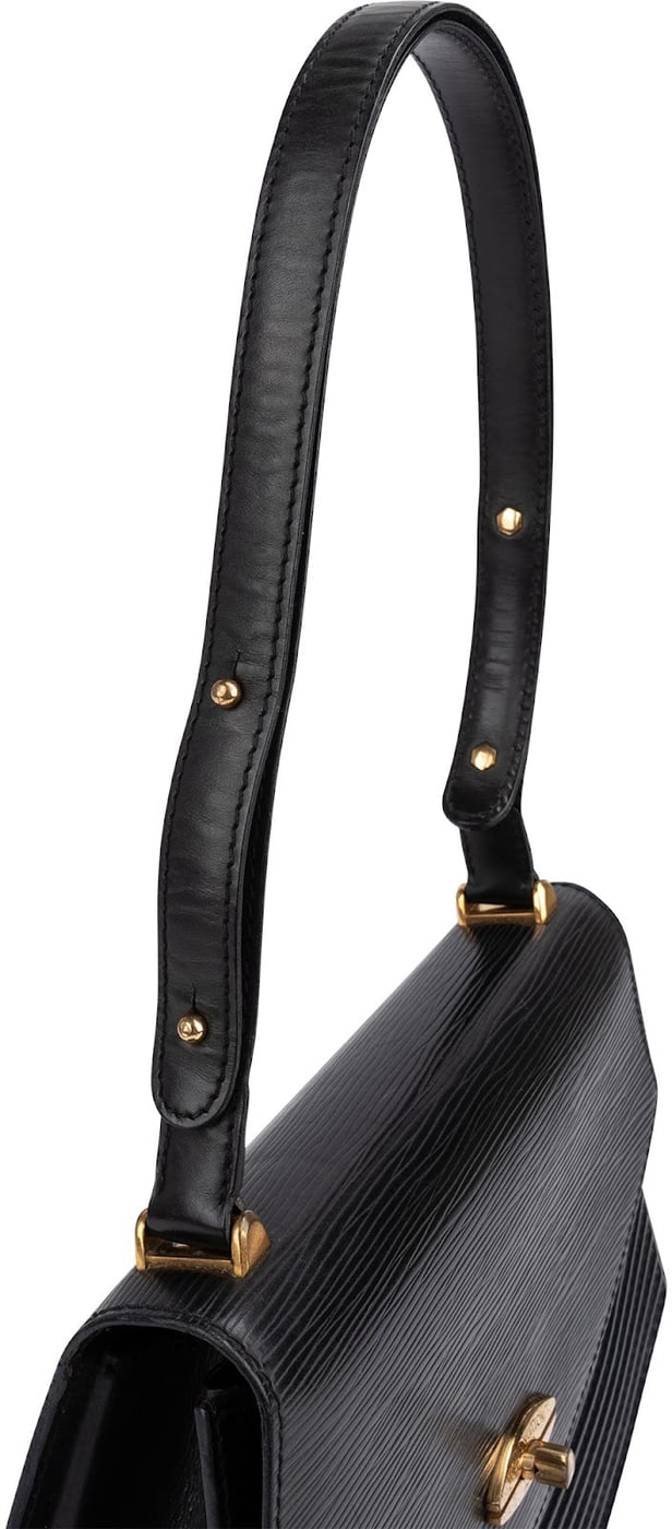 Louis Vuitton Noir Epi Leather Tilsitt Shoulder Bag
