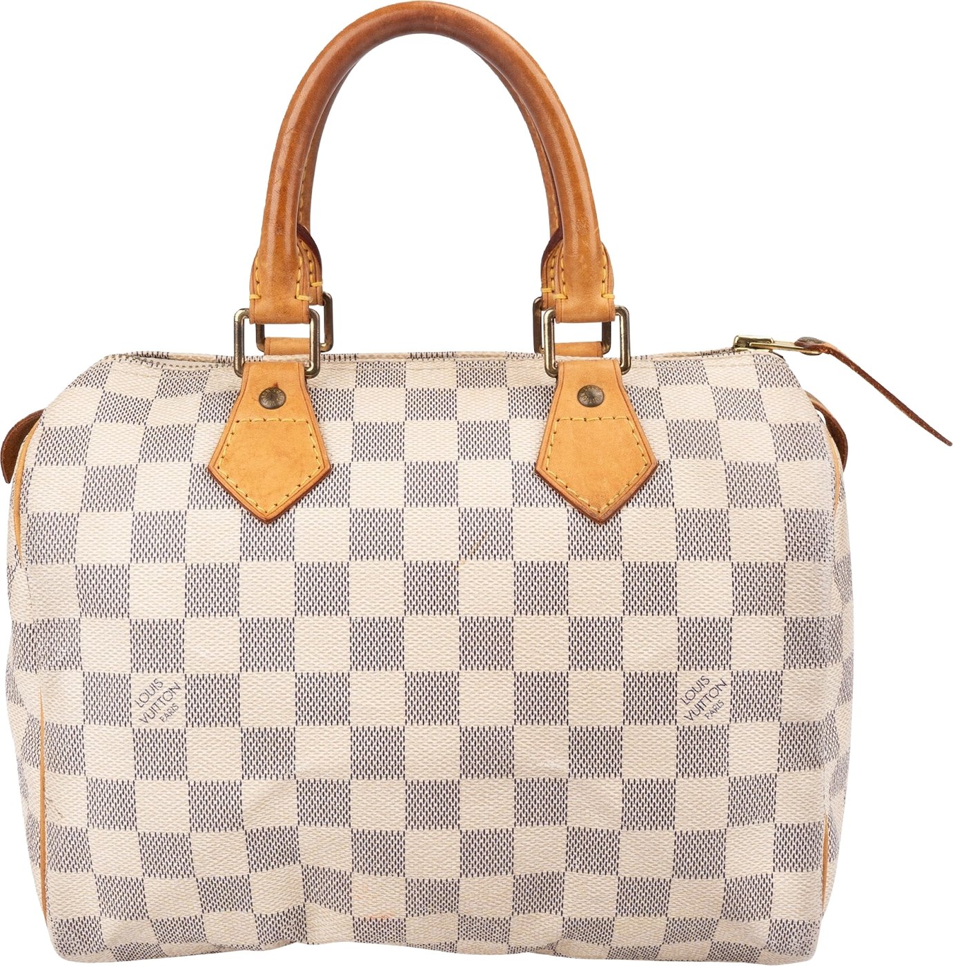 Louis Vuitton Monogram Damier Azur Speedy 25 Handbag