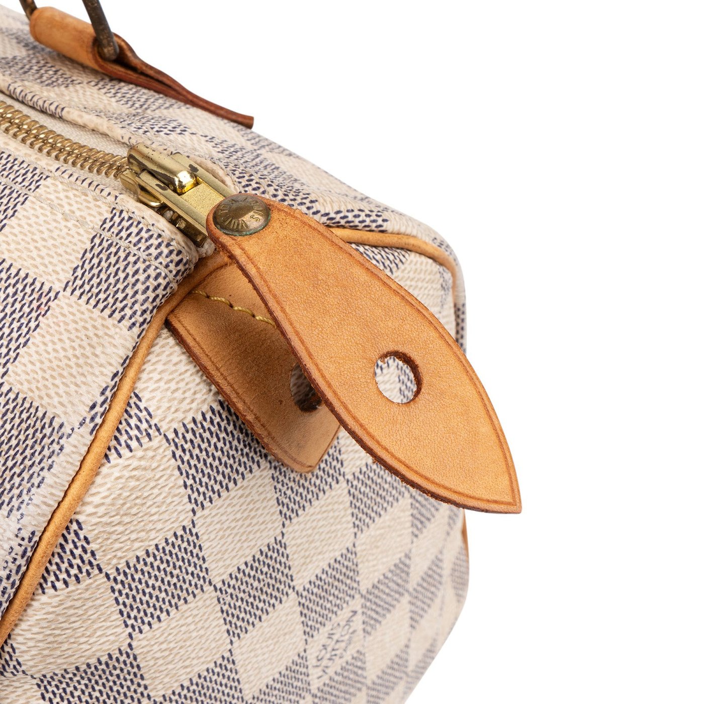 Louis Vuitton Monogram Damier Azur Speedy 25 Handbag