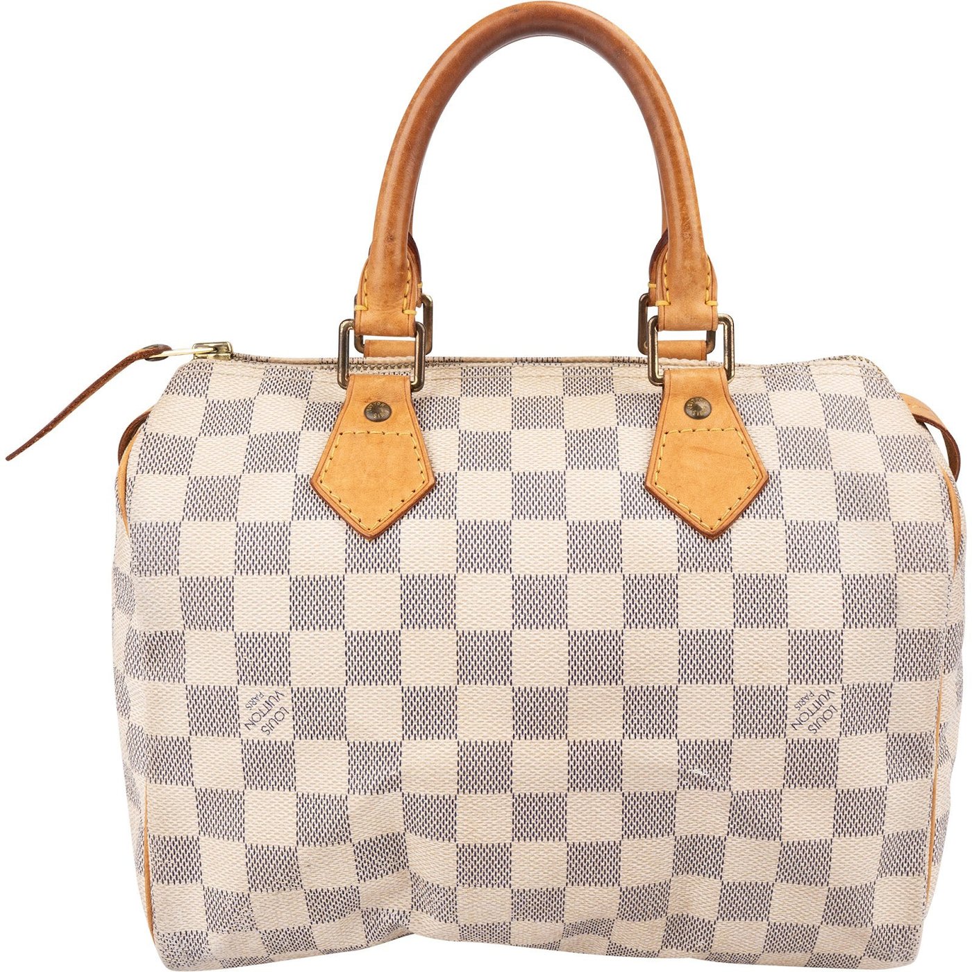 Louis Vuitton Monogram Damier Azur Speedy 25 Handbag