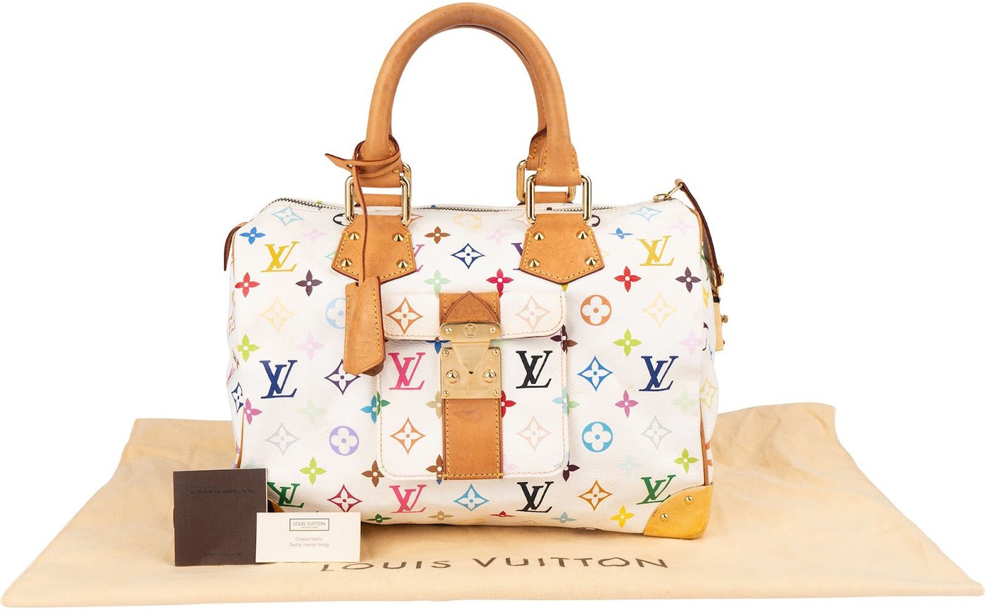 Louis Vuitton Monogram Murakami Multicolor Speedy 30 Handbag