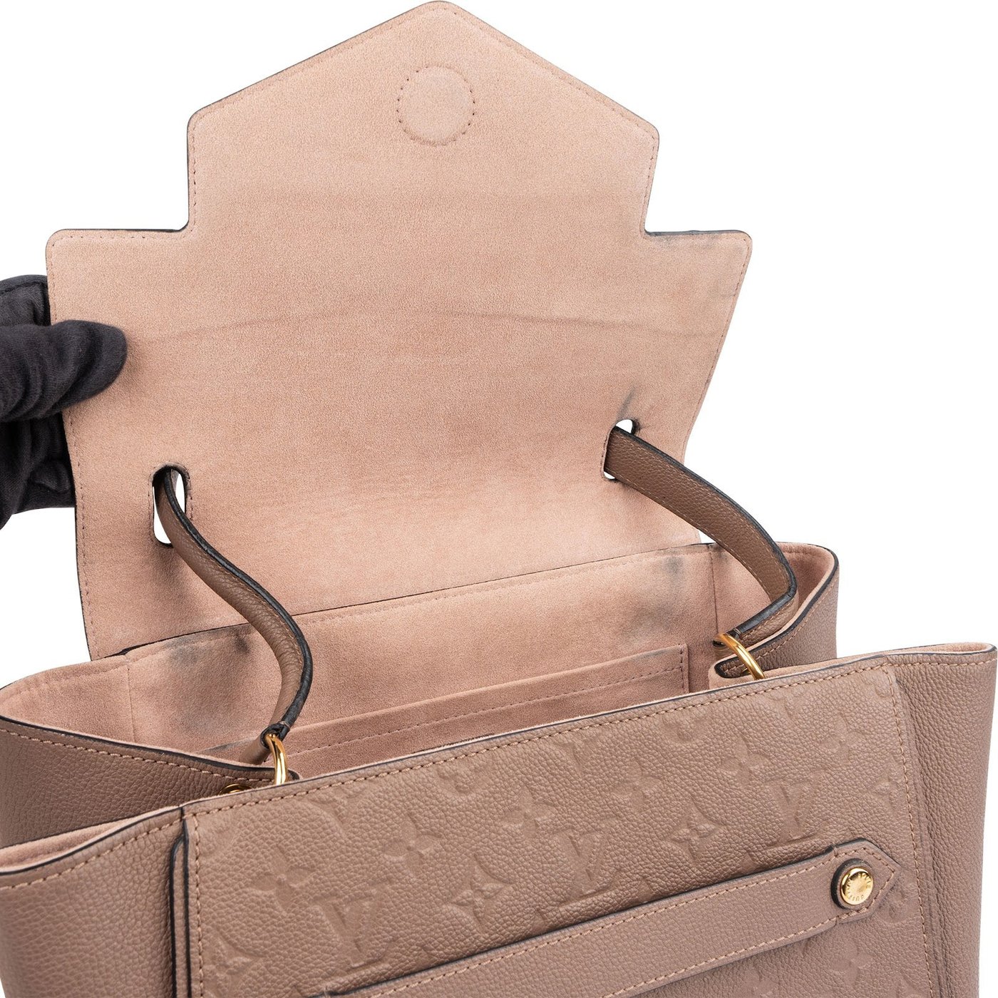 Louis Vuitton Leather Monogram Empreinte Trocadero Handbag