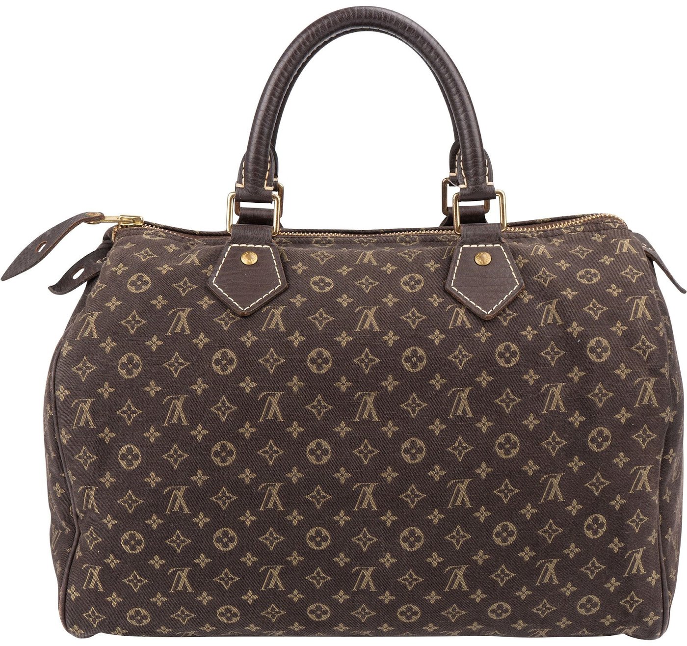 Louis Vuitton Monogram Mini Lin Speedy 30 Handbag