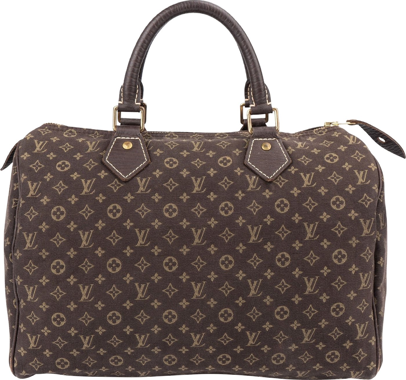 Louis Vuitton Monogram Mini Lin Speedy 30 Handbag